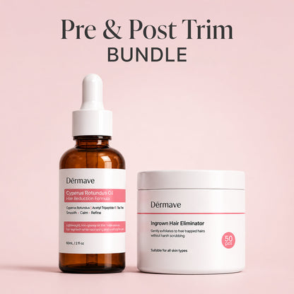 Pre & Post Trim Bundle (Cyperus Rotundus Oil + Ingrown Eliminator Pads)