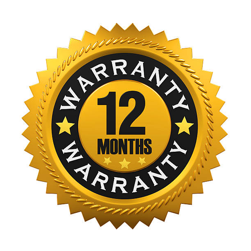 12 Months Warranty